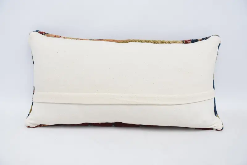 Oriental Pillow Case, Designer Throw Cushion Case, Gift Pillow, Cushion Cover, 12x24 Orange Cushion Cover, Kilim Pillow, Kilim Cushion Sham - 6