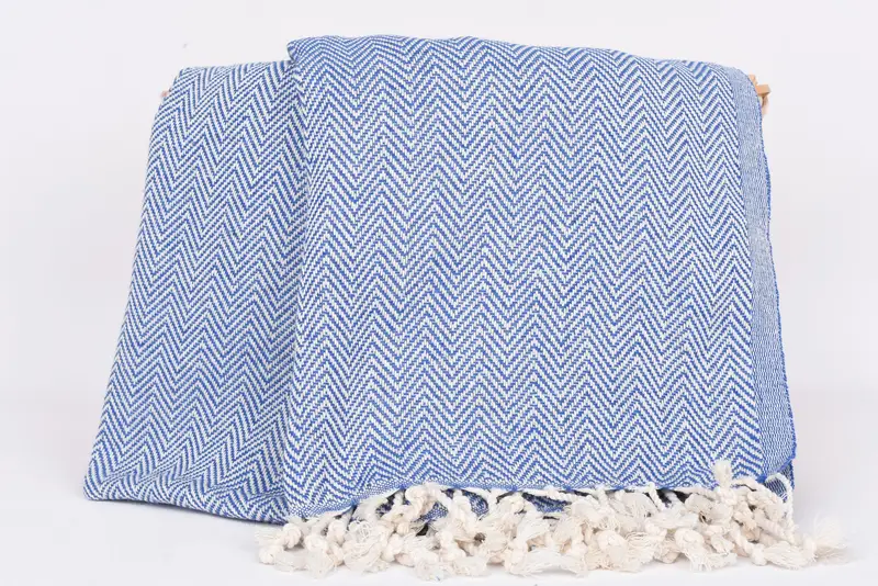 Organic Turkish towel, Custom Wedding Gift, 70x40 Cotton Herringbone Towel, Bachelorette Party Gifts Bridesmaids, Bulk Order Towel, Halloween Gifts - 5