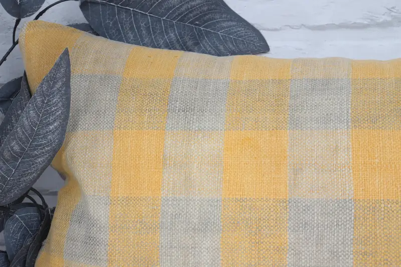 Interior Designer Pillow, Cushion, Kilim Cushion Sham, Nautical Throw Cushion, Lounge Throw Cushion, 16x24 Yellow Pillow, Kilim Pillow Cover - 2