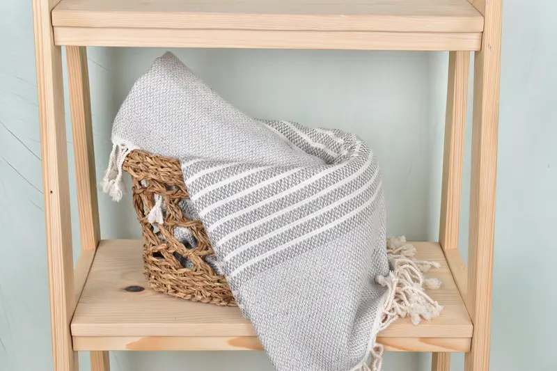 76x40 Cotton Striped Towel, Turkish Towel Beach, Custom Bath Towel, Monogram Towels, Employee Gifts, Custom Wedding Gift, Bachelorette Party Gifts - 4