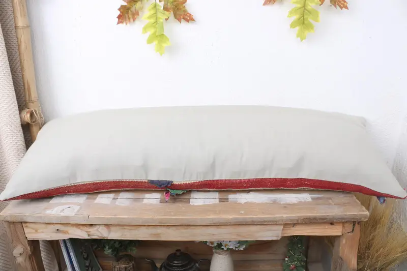 Ethnical Kilim Rug Pillow, Wholesale Pillow Case, Pillow for Couch, Boho Pillow Sham Cover, 12x36 White Cushion Cover, Cushion Case - 7