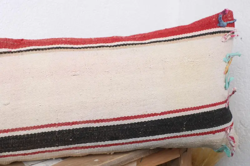 Ethnical Kilim Rug Pillow, Wholesale Pillow Case, Pillow for Couch, Boho Pillow Sham Cover, 12x36 White Cushion Cover, Cushion Case - 5