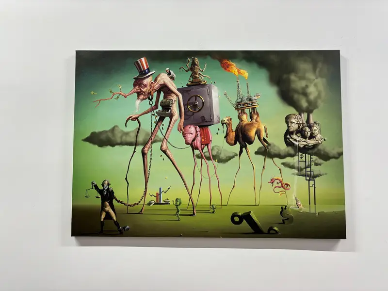 Salvador Dali Amerikan Rüyası, Tuval Duvar Sanatı, Dali Duvar Dekoru, Aziz Anthony'nin Temptasyonu, Gerçeküstü Duvar Sanatı, Duvar Dekoru, - 1