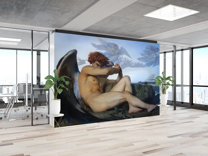 Reproduction Wall Art, Wall Paper Peel and Stick, Classic Mural, 3d Wall Paper, Famous Mural, Bright Wall Paper, , Cabanel Wall Painting, - 7