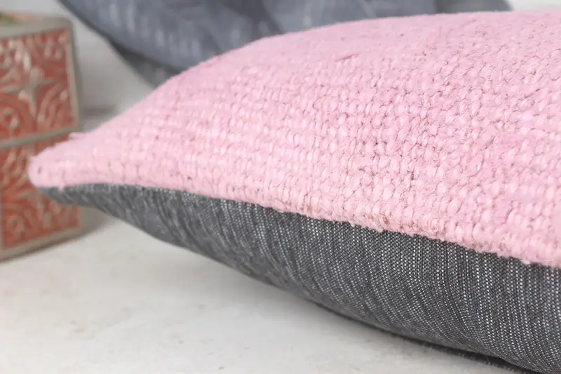 Personalized Gift Pillow Pillow, 8x16 Pink Pillow Case, Nomadic Pillow, Kilim Cushion Sham, Pillow Sham, Throw Kilim Pillow, Gift Pillow - 7
