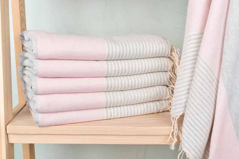 Quick-dry peshtemal, Bridal Shower Gifts, 68x40 Cotton Striped Towel, Halloween Bachelorette Party Favors, Organic Turkish towel, Summer Gift - 1
