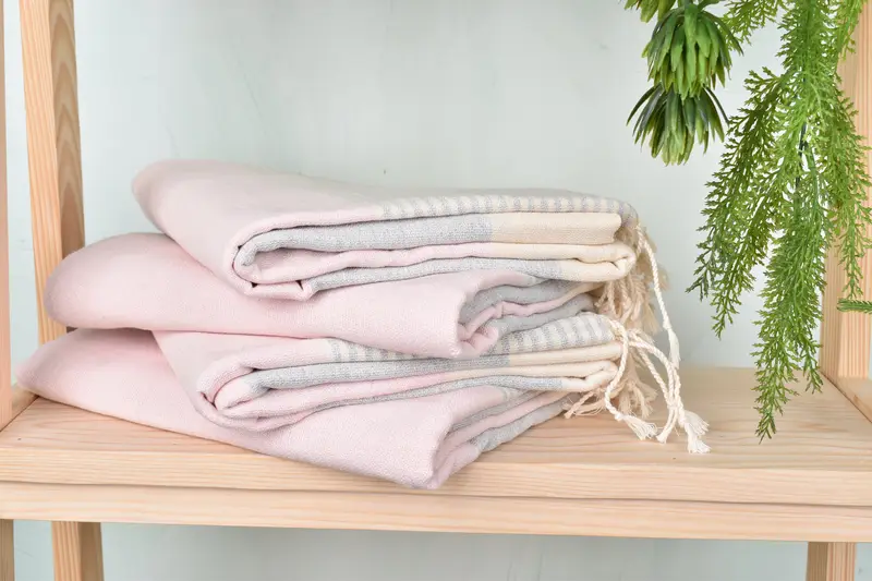 Quick-dry peshtemal, Bridal Shower Gifts, 68x40 Cotton Striped Towel, Halloween Bachelorette Party Favors, Organic Turkish towel, Summer Gift - 7