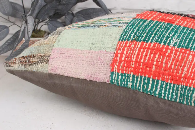 Toss Cushion Cover, Boho Pillow Sham Cover, Kilim Pillow Cover, Authentic Pillow, 20x20 Beige Pillow Case, Turkish Pillow, Cushion Case - 7