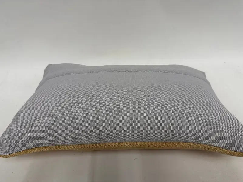 Türkisches Kissen, helles Kissengehäuse, 12x20 Beige Kissen, Kilimkissenbezug, Vintage Kilim -Kissen, Kissen, nachhaltiges Kissen - 7