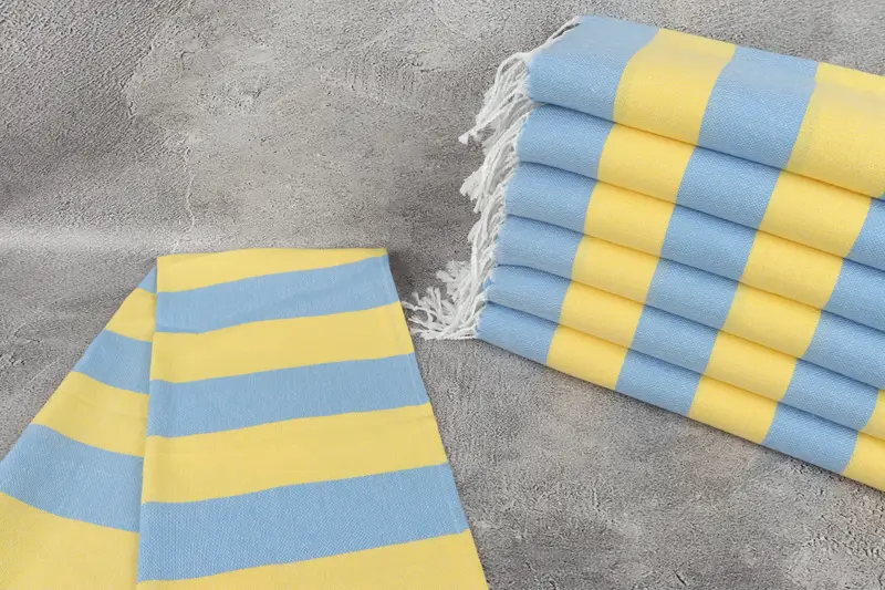 Boyfriend Gift, Bathroom Towels, Monogram Turkish Bath Towel, Monogram Dish Towel, Monogram Kitchen Towel, Kitchen Towel, 40x18 Cotton Striped Towel - 2