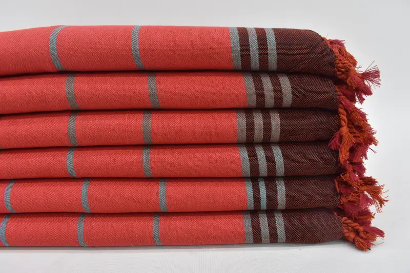 Summer Gift Turkish Towel, 67x40 Inches, 12 Striped, Custom Beach Towel