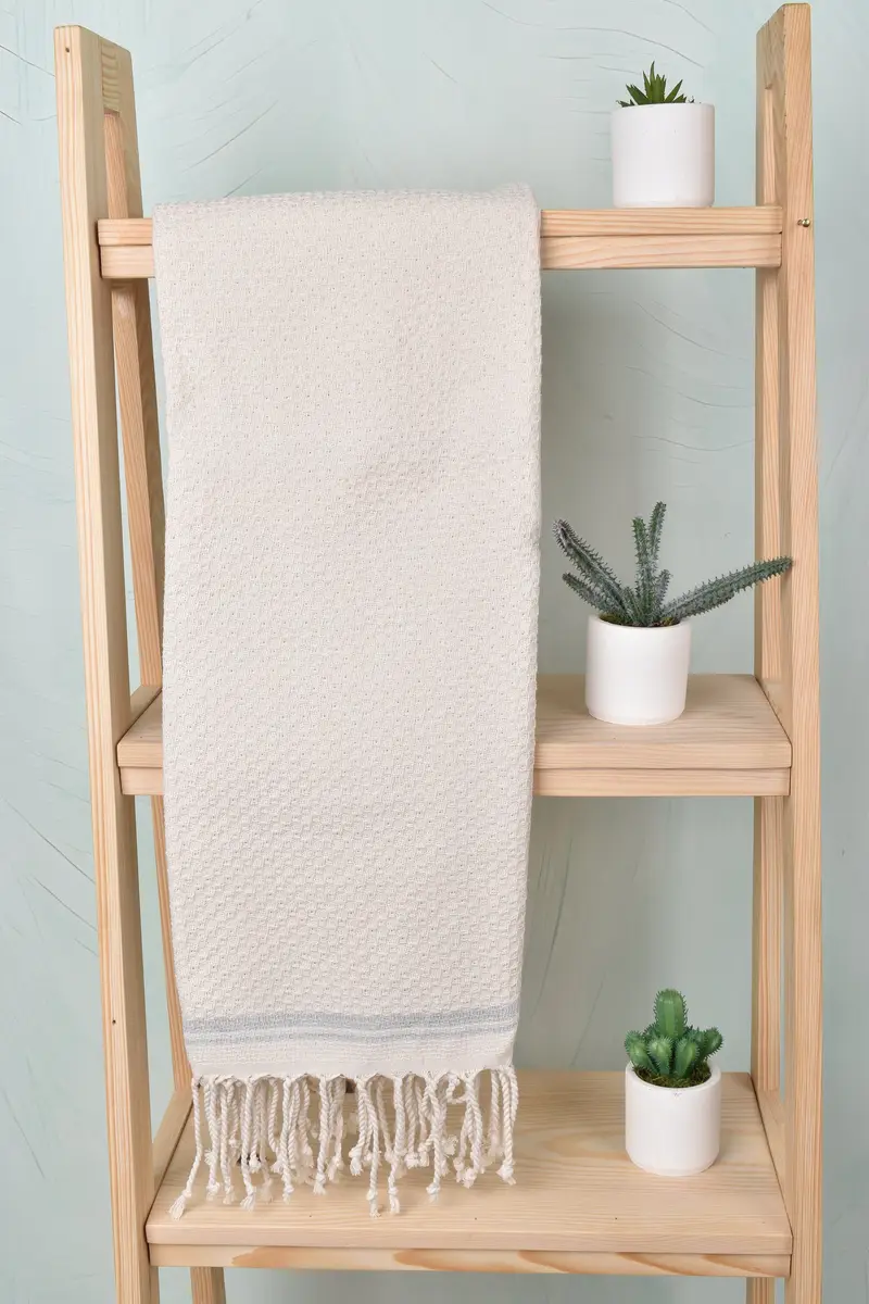 Gym Towel, 68x36 Cotton Striped Towel, Custom Wedding Gift, Bridal Gifts, Bachelorette Party Gift, Thin towel, Handmade Turkish hammam towel - 8