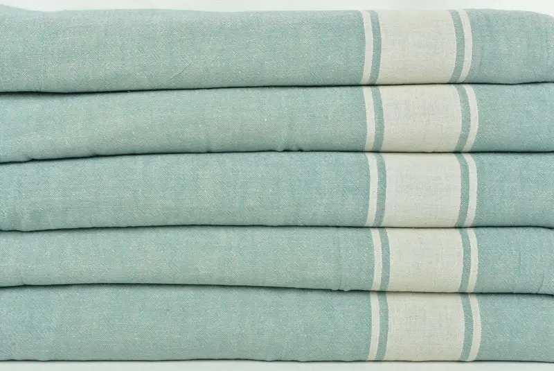 Turkish Blanket, Organic Throw, Bridesmaid Gifts, Custom Blanket, Best Wedding Gift, Christmas Tablecloth, 70x60 Cotton Striped Towel, Couch Blanket - 2