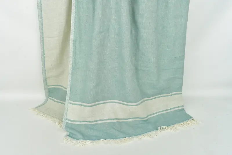 Turkish Blanket, Organic Throw, Bridesmaid Gifts, Custom Blanket, Best Wedding Gift, Christmas Tablecloth, 70x60 Cotton Striped Towel, Couch Blanket - 8