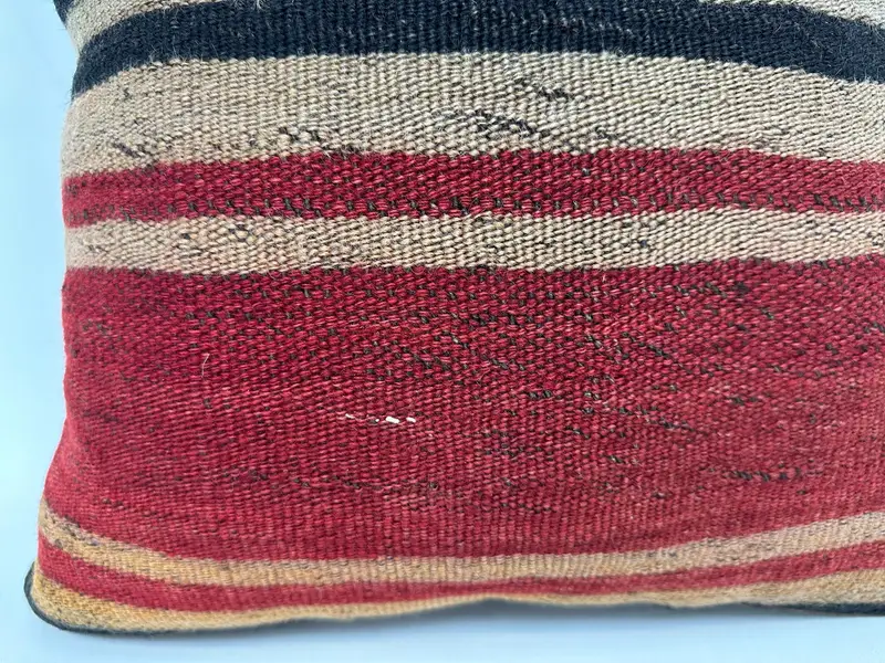 Chair Cushion Cover, 18x18 Red Cushion, Living Room Throw Pillow, Turkish Kilim Pillow, Antique Pillows, Pillow for Couch, Pillow, Car Pillow Sham - 2