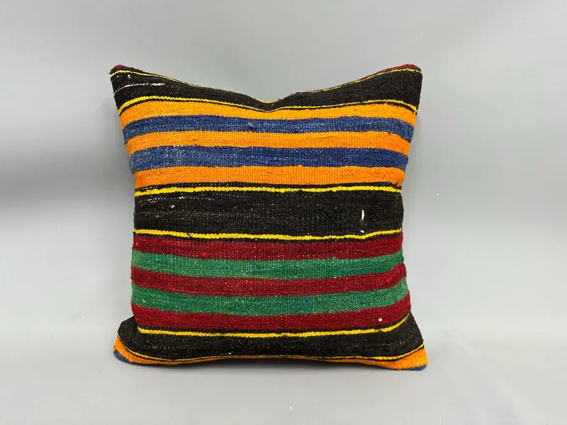 Pillow Cover, 20x20 Orange Cushion Cover, Pillow for Sofa, Home Decor Pillow, Gift Pillow, Yoga Cushion Case - 4