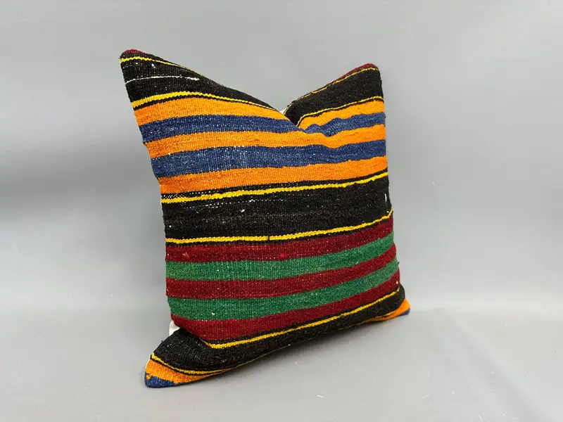 Pillow Cover, 20x20 Orange Cushion Cover, Pillow for Sofa, Home Decor Pillow, Gift Pillow, Yoga Cushion Case - 2