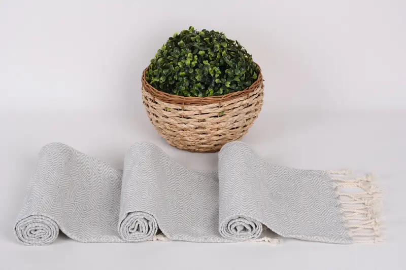 Türkischer Handtuch, personalisiertes Küchentuch, 36x18 Baumwoll -Zickzack -Diamanttuch, Custom Handtuch, Jubiläumsgeschenk für sie, Fitnesshandtuch - 8