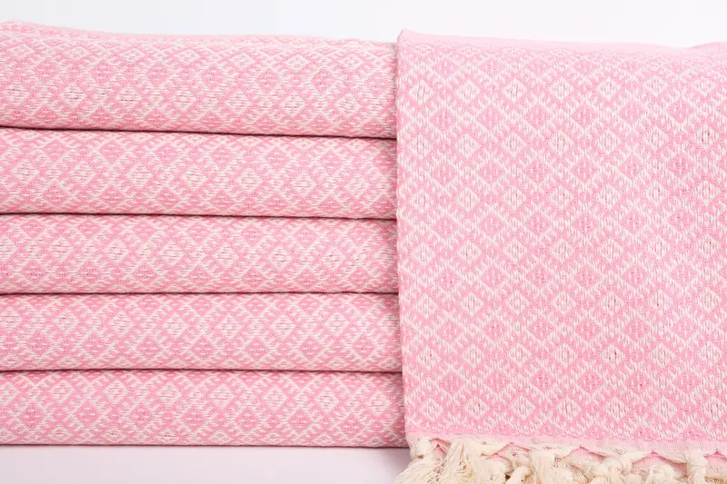 38x20 Cotton Diamond Towel, Personalized Hand Towel, Bridesmaid Towel, Memorial Gift, Monogram Kitchen Towel, Monogrammed Hand Towel, Gym Towel - 1