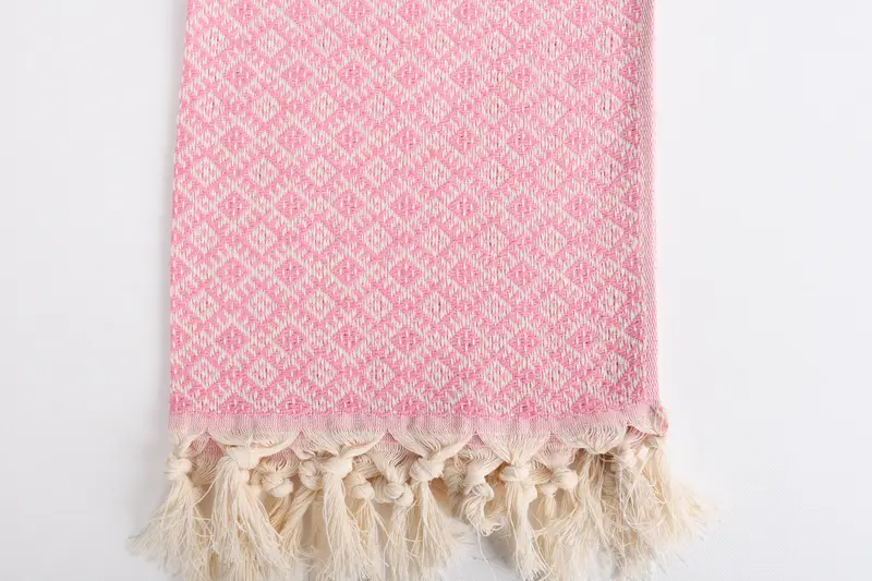 38x20 Cotton Diamond Towel, Personalized Hand Towel, Bridesmaid Towel, Memorial Gift, Monogram Kitchen Towel, Monogrammed Hand Towel, Gym Towel - 3