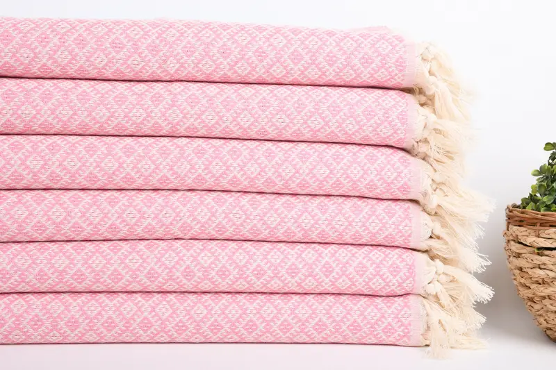 38x20 Cotton Diamond Towel, Personalized Hand Towel, Bridesmaid Towel, Memorial Gift, Monogram Kitchen Towel, Monogrammed Hand Towel, Gym Towel - 2