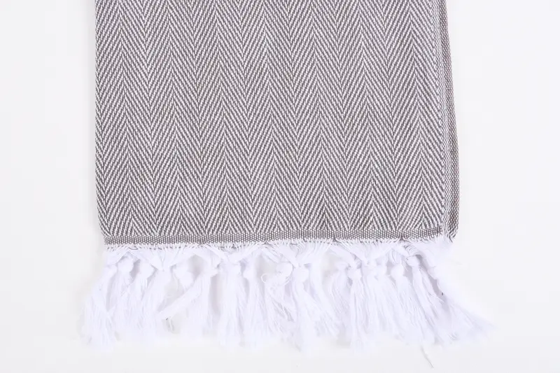 36x18 Cotton Herringbone Towel, Gift For Wedding Day, Turkish Hand Towel, Bulk Order Towel, Memorial Gift, Small Bath Towels, Monogram Hand Towel - 3
