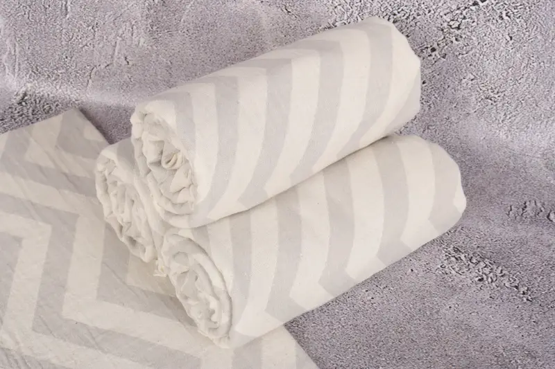 Custom Gift, Guest Towel, Travel towel, Large Turkish Towel, Gift For Coworker, Florida Bachelorette Party Favors, 70x40 Cotton Zigzag Design Towel - 7