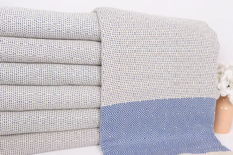 Bedspread, Bachelorette Gifts, Decorative Bedspread, Bachelor Gift, Beach Wedding Favor, Bridesmaid Gifts, 104x80 Cotton Diamond Towel - 2