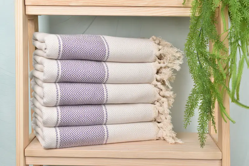 70x36 Cotton Herringbone Towel, Bachelor Bachelorette Party Favors, Grandma Gift, Spa Towel, Wedding Gift, Personalized Towel Gift, Travel towel - 2