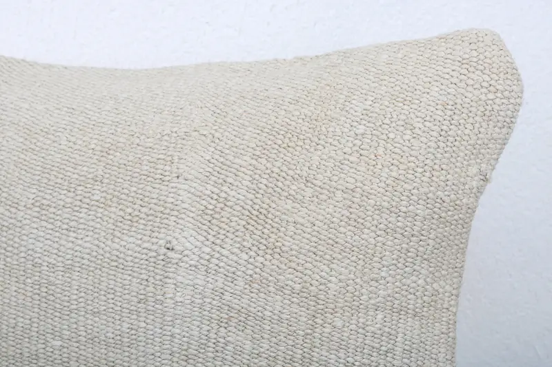 Interior Designer Pillow, Kilim Cushion Sham, Bolster Cushion Cover, Bright Pillow, Pillow Case, 12x20 White Pillow Sham, Throw Kilim Pillow - 5