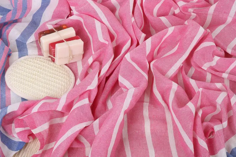 Valentines Day Gift For Her, Bridal Shower Gift, Bridesmaid Favors, Turkish hand towel, 68x40 Cotton Striped Towel, Bachelorette Party Decorations - 7