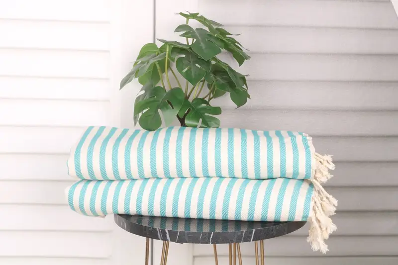40x18 Pamuklu Çizgili Havlu, Monogram Mutfak Havlu, İyilik için Düğün, Nedime Hediyeleri, Kişiselleştirilmiş Hediyeler, Hediye, Spa Havlu, Bachelor Havlu - 3