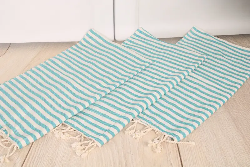 40x18 Pamuklu Çizgili Havlu, Monogram Mutfak Havlu, İyilik için Düğün, Nedime Hediyeleri, Kişiselleştirilmiş Hediyeler, Hediye, Spa Havlu, Bachelor Havlu - 6