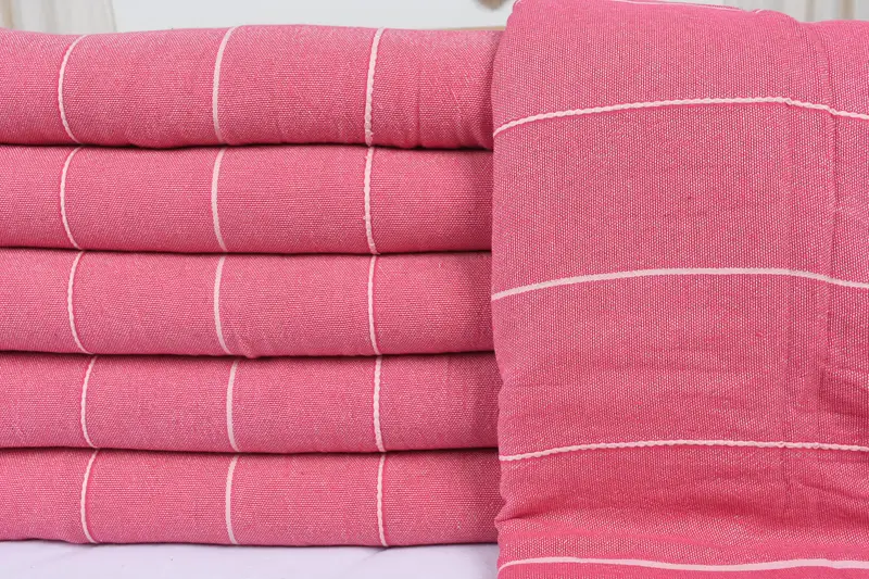 Woven Throw Blanket, Personalized Blanket, Welcome Wedding Gift, Bachelorette Gifts, Bachelorette Party Gifts For Bride, 100x80 Cotton Striped Towel - 3