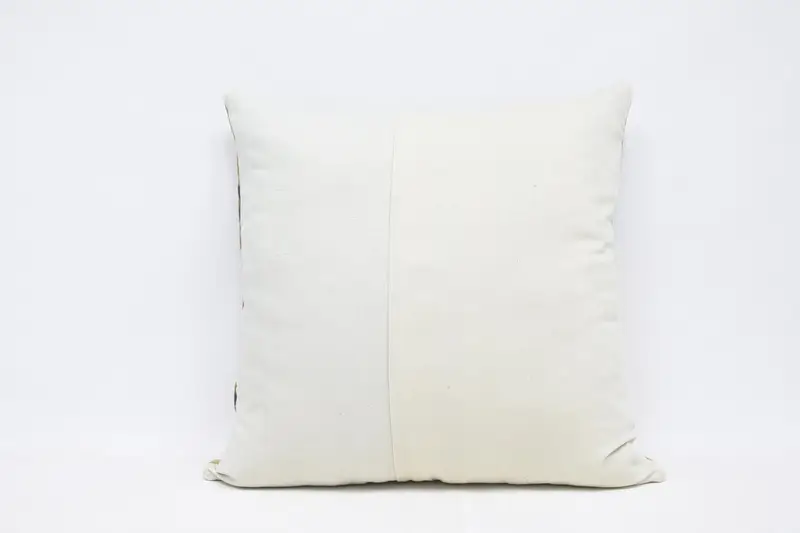 32x32 Beige Cushion Case, Boho Pillow Sham Cover, Oriental Pillow Case, Authentic Cushion, Pillow Cover, Home Decor Pillow, Turkish Kilim Pillow - 6