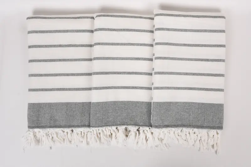 Beach Towel Bulk, Absorbent Turkish towel, Hammam towel, Luxury Beach Towel, Custom Wedding Gift, 68x39 Cotton Striped Towel, Personalize Gift - 7