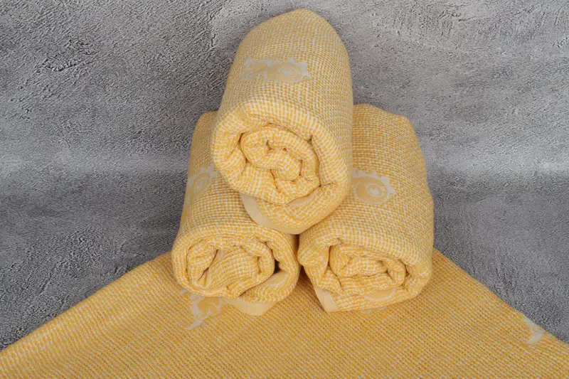 Throw Blanket, Turkish Blanket, Personalized Blanket, Wedding Gift For Bride, Turkish Throw Blanket, 50x48 Cotton Dinosaur Design Towel - 8
