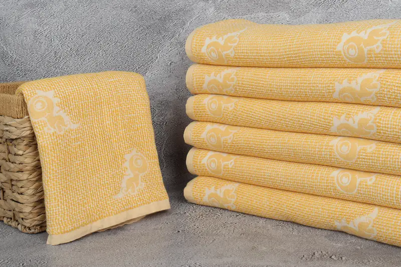 Throw Blanket, Turkish Blanket, Personalized Blanket, Wedding Gift For Bride, Turkish Throw Blanket, 50x48 Cotton Dinosaur Design Towel - 4
