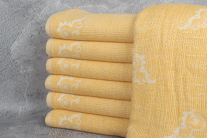 Throw Blanket, Turkish Blanket, Personalized Blanket, Wedding Gift For Bride, Turkish Throw Blanket, 50x48 Cotton Dinosaur Design Towel - 2