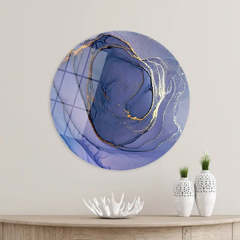 Elegant Gold Marble Printed Canvas: Modern Abstract Art