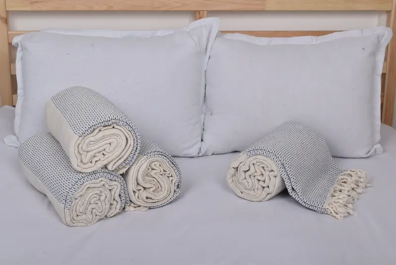 Nedime hediyeleri, özelleştirilmiş atış battaniyeleri, 96x96 pamuklu polka nokta havlu, bekarlık hediyeleri, kişiselleştirilmiş hediyeler, monogram plaj battaniyesi - 5