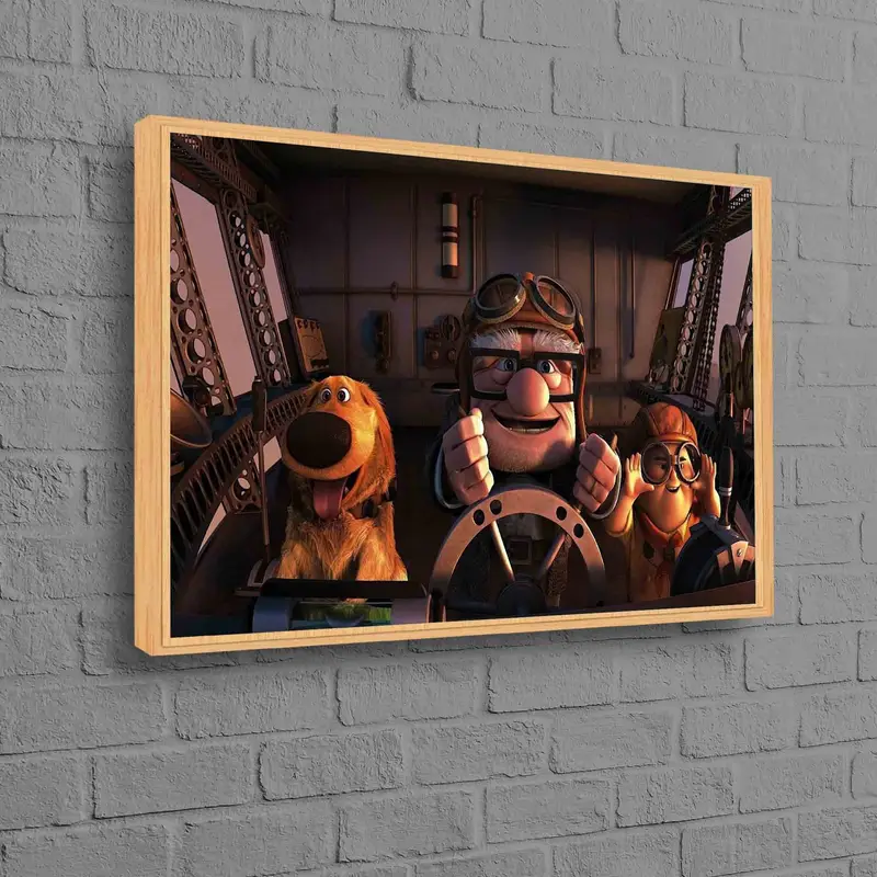 Lienzo encantador: Carl, Russell y la linda aventura del perro