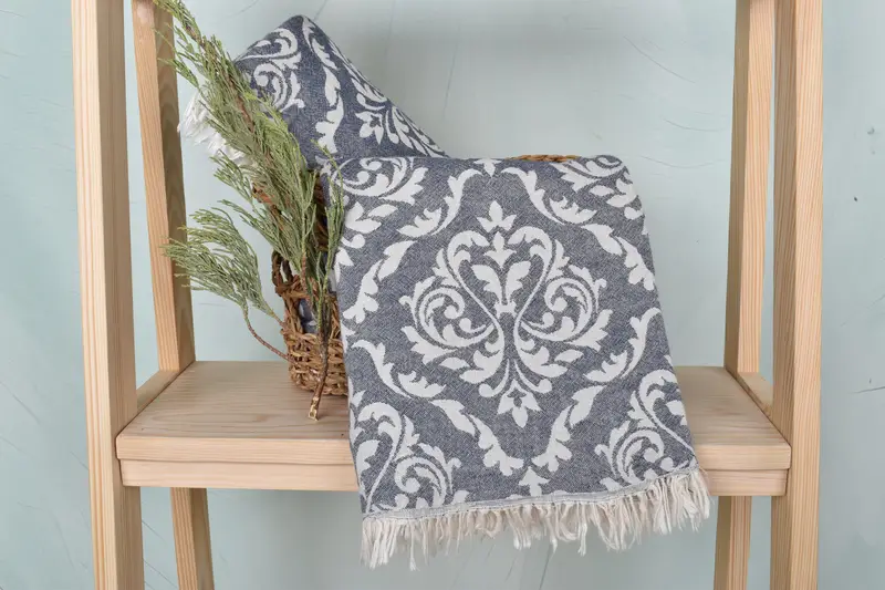 Beach Wedding Favor, Wedding Gifts Towel, 68x36 Cotton Baroque Towel, Personalized Bridesmaid Gift, Gift For Bride, Monogrammed Beach Towel - 5