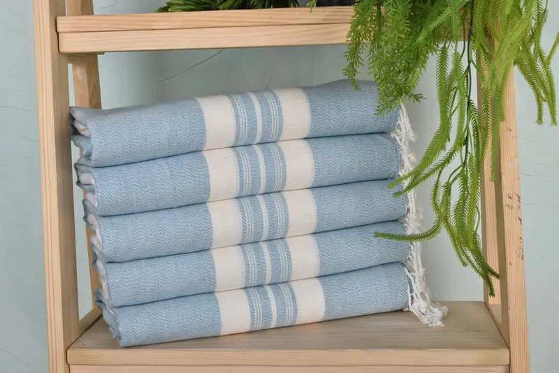 Bachelor Party Gifts, Gift For Wedding Day, Bulk Order Towel, Travel Towel, Personalized Gift, 60x38 Cotton Striped Towel, Gift For Him, Beach towel - 1