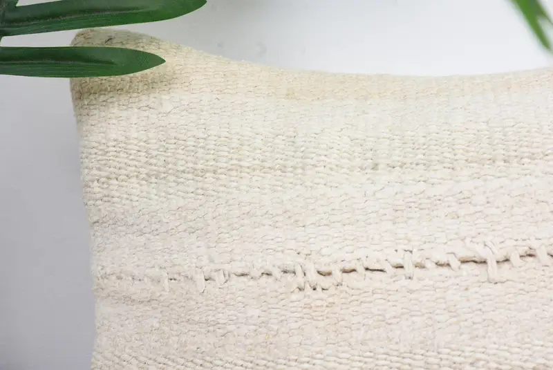 Pillow Cover, Accent Pillow Sham, Seat Pillow Cover, 12x12 White Pillow Cover, Home Decor Pillow, Interior Designer Pillow, Antique Pillows - 2