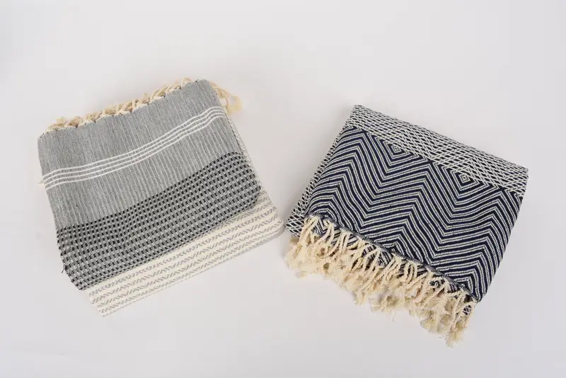 Bridal Shower Gift, Bridesmaid Proposal Gift, 70x40 Cotton Set of 10 Towel, Absorbent towel, Monogram Turkish Bath Towel, Beach Towel Bulk - 7