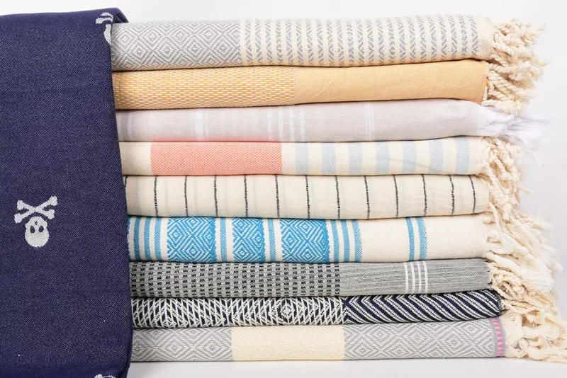 Bridal Shower Gift, Bridesmaid Proposal Gift, 70x40 Cotton Set of 10 Towel, Absorbent towel, Monogram Turkish Bath Towel, Beach Towel Bulk - 3