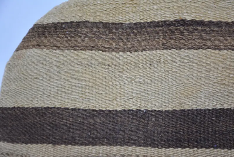 16x16 Bej Yastık Sham, Boho atma yastığı, etnik Kilim halı yastığı, Türk yastığı, yastık, hediye yastığı, vintage yastık kapağı - 2