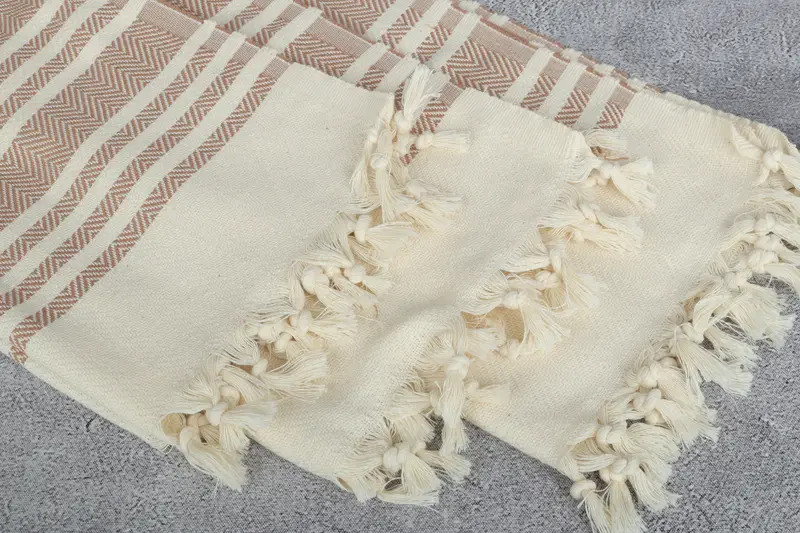Bathroom Towels, Bridesmaid Gifts, 36x20 Cotton Herringbone Towel, Wedding Favors, Gift For Him, Travel Towel, Boyfriend Gift, Bridesmaid Gift Towel - 5