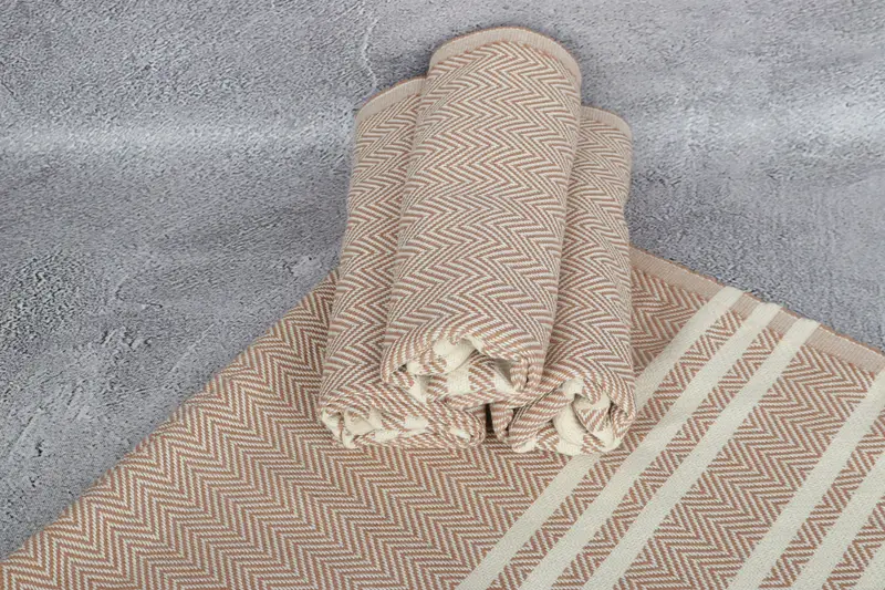 Bathroom Towels, Bridesmaid Gifts, 36x20 Cotton Herringbone Towel, Wedding Favors, Gift For Him, Travel Towel, Boyfriend Gift, Bridesmaid Gift Towel - 8